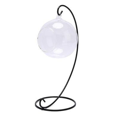 INLIMA Plant Pot Flowers and Plants Transparent Glass Vase Hanging Vase Flower Bed Party Decorative Vase Family Garden Round Vase