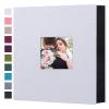 Mublalbum Photo Album 4x6 1000 Photos Linen Cover Large Picture Book Holds Horizontal and Vertical Pockets for Wedding Family Anniversary and Baby (White) view 1