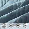3-Pieces Bed Skirt Queen/Full/King Size Velvet Quilted Bedspread Set with 2 Pillow Shams 18Deep Dust Ruffle Drop 3-Side Dust Ruffle Drape Fitted Sheet for Bed Cover ( Color : #21 , Size : 180x220CM/7 view 4