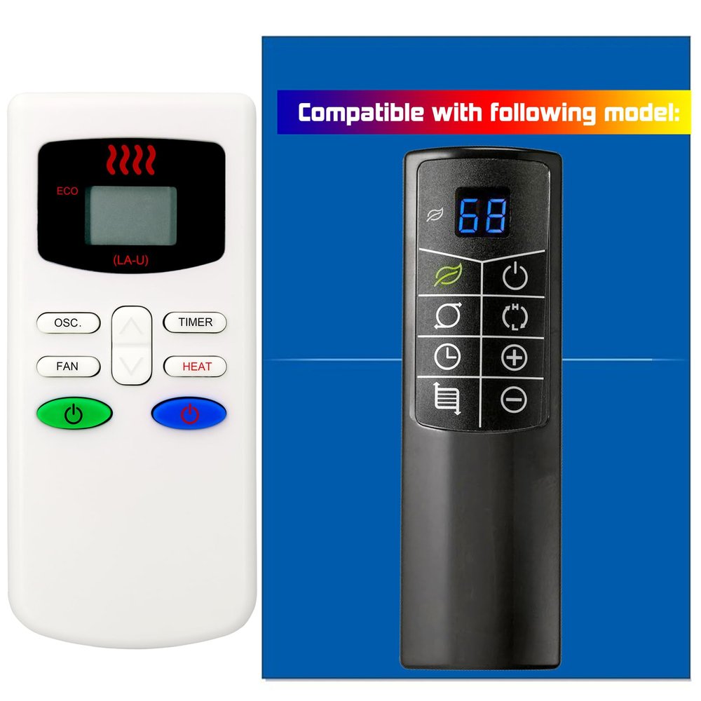 GENGQIANSI Replacement for Lasko Space Heater Remote Control 2033676 CC23155 Ceramic Motion Heat Room Tower