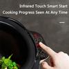 Intelligent Automatic Cooking Machine, 6L Intelligent Automatic Cooking Machine with 360 Rotating and 3D All-Round Heating, Adjustment 3 Gears Firepower and Pot Body, for Home Restaurant view 3