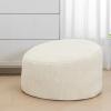 Bean Bag Chairs Cover No Filler Soft Washable Plush Fiber Adult Beanbag Chair Fuzzy Fur Cover Without Filling Cream Bean Bag Cover view 3