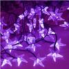LIQS Solar Starfish String Lights, Waterproof 20ft 30 LED Starfish Fairy Lights with 2 Modes Starfish Christmas Lights for Garden Wedding Party and Holiday Decorations (15.7ft 20LED, Purple) view 3
