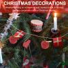20Pcs Shaped Christmas Tree Hanging Ornaments Christmas Baubles for Xmas Christmas Tree Decor Hanging Ornaments view 4