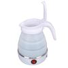 Collapsible Water Kettle, 304 Stainless Steel Heat Dissipation White Portable Fast Boiling Collapsible Water Kettle for Camping Hotel (US Plug 110V) view 1
