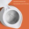 Collapsible Water Kettle, 304 Stainless Steel Heat Dissipation White Portable Fast Boiling Collapsible Water Kettle for Camping Hotel (US Plug 110V) view 2
