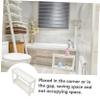 Amosfun 1pc Home Corner Storage Rack Multi Plastic Organizer for Bathroom Kitchen Living Room Stylish Compact Design Smooth Edges Stable Space-Saving for Everyday Items view 4