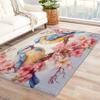 Bird Rug 2x3 ft, Floral Area Rug, Flower Rugs for Entryway Living Room Bedroom, Spring Carpet, Kids Room Decor for Boys Girls, Washable Non Slip Soft Low Pile Indoor Door Mat view 1