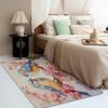 Bird Rug 2x3 ft, Floral Area Rug, Flower Rugs for Entryway Living Room Bedroom, Spring Carpet, Kids Room Decor for Boys Girls, Washable Non Slip Soft Low Pile Indoor Door Mat view 3