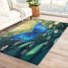 Butterfly Rug 4x6 ft, Floral Area Rug, Butterflies Rugs for Living Room Bedroom, Butterfly Carpet, Kids Room Decor for Boys Girls, Washable Non Slip Soft Low Pile Indoor Area Rugs view 1