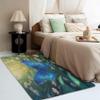 Butterfly Rug 4x6 ft, Floral Area Rug, Butterflies Rugs for Living Room Bedroom, Butterfly Carpet, Kids Room Decor for Boys Girls, Washable Non Slip Soft Low Pile Indoor Area Rugs view 3