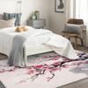 Cherry Blossom Rug 4x6 ft, Area Rug, Japanese Rugs for Living Room Bedroom, Ink Painting Carpet, Kids Room Decor for Boys Girls, Washable Non Slip Soft Low Pile Indoor Area Rugs view 2
