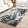 Oriental Rug 5x6 ft, Japanese Area Rug, Ink Painting Rugs for Living Room Bedroom, Asian Style Carpet, Kids Room Decor for Boys Girls, Washable Non Slip Soft Low Pile Indoor Area Rugs view 1