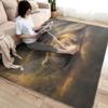 Bear Rug 5x6 ft, Forest Animal Area Rug, Wild Animal Rugs for Living Room Bedroom, Wildlife Carpet, Kids Room Decor for Boys Girls, Washable Non Slip Soft Low Pile Indoor Area Rugs view 4