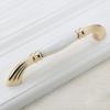 kitchen door handles,drawer handles, 1 pcs Ceramics Cabinet Pull,Cabinet Handles Modern Furniture Handle,Drawer Pulls Simple Handle Pull,96mm (3.8in) / 128mm (5in) Center to Center ( Size : 128mm ) view 1