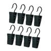 Garneck 60 PCS Clip Hooks Drapery Hooks Clip Ring Drapery Rings Curtain Accessories view 2