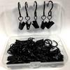 Garneck 60 PCS Clip Hooks Drapery Hooks Clip Ring Drapery Rings Curtain Accessories view 4