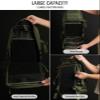 TACTICAL_GEEK ModCase B2 Ultimate EDC Tactical Backpack,14L High-Capacity, Anti-Shock Laptop Compartment, Waterproof, Molle System, for Hiking, Camping, Commuting, Backpacking Daypack Rucksack, Green view 4