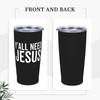 Y'All Need Jesus Tumbler, 20oz Tumbler with Lids and Straws insulated tumblers Stainless Steel Vacuum Insulated Travel Mug Double Wall Water Coffee Tumbler view 4