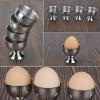4PCS Egg Cup Holder, Stainless Steel Egg Cups Set Easy to Egg Holders Kitchen Tool for Soft Eggs, 40ml Egg Tray Kitchen Tool for Breakfast view 3