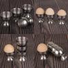 4PCS Egg Cup Holder, Stainless Steel Egg Cups Set Easy to Egg Holders Kitchen Tool for Soft Eggs, 40ml Egg Tray Kitchen Tool for Breakfast view 4