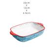 Baking Dish Ceramic Baking Dishes,Rectangular Lasagna Pan,Casserole Dish,Microwave and Oven Double Ear Rectangular Ceramic Bakeware bakeware view 2