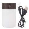 Mini Desk Humidifier, 260ml Small Personal Desktop Quiet Humidifier with USB, Colorful LED Night Light Wood Grain Cool Mist Humidifier for Bedroom Office Car(Deep Wood Grain) view 1