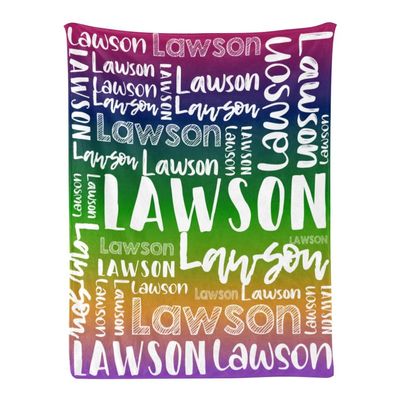 Dr.TOUGH Personalized Blanket for Kids Adults Name Blanket Personalized Blanket and Throws Customized Blanket Gifts for Christmas Birthday