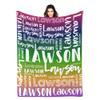 Dr.TOUGH Personalized Blanket for Kids Adults Name Blanket Personalized Blanket and Throws Customized Blanket Gifts for Christmas Birthday view 2