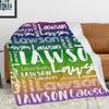 Dr.TOUGH Personalized Blanket for Kids Adults Name Blanket Personalized Blanket and Throws Customized Blanket Gifts for Christmas Birthday view 3