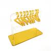 Kopida Coat Hanger Shape Earring Holder Stand Acrylic Earring Rack Holder Solid Color Earring Display Stand Tabletop Jewelry Display Organizers view 1
