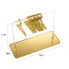 Kopida Coat Hanger Shape Earring Holder Stand Acrylic Earring Rack Holder Solid Color Earring Display Stand Tabletop Jewelry Display Organizers view 2