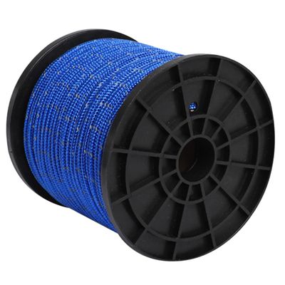 DOITOOL 1 Roll Tent Reflective Rope Parachord Awning Bungee Tent Pole Threader Camping Tent Outdoor Camping Tent Outdoor Tent Hanging Clothes Strap Tent Fixing Tool Camping Supplies Blue