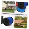 DOITOOL 1 Roll Tent Reflective Rope Parachord Awning Bungee Tent Pole Threader Camping Tent Outdoor Camping Tent Outdoor Tent Hanging Clothes Strap Tent Fixing Tool Camping Supplies Blue view 2