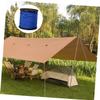 DOITOOL 1 Roll Tent Reflective Rope Parachord Awning Bungee Tent Pole Threader Camping Tent Outdoor Camping Tent Outdoor Tent Hanging Clothes Strap Tent Fixing Tool Camping Supplies Blue view 3