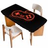 ARTSHOWING Game Fitted Table Cover for 4 ft Rectangle Tables, Waterproof Elastic Vinyl Table Covers Outdoor Tablecloth for Picnic/Camping/Party 24x50inch, Orange Gamepad Video Game Art view 1