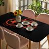 ARTSHOWING Game Fitted Table Cover for 4 ft Rectangle Tables, Waterproof Elastic Vinyl Table Covers Outdoor Tablecloth for Picnic/Camping/Party 24x50inch, Orange Gamepad Video Game Art view 4