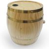 KouRy Wine Barrel Wooden Barrel Vintage Port Rum Hotel Beer Brewing Whiskey Barrels for Wine Barrel Dispenser Home essentials view 3