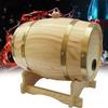 KouRy Wine Barrel Wooden Barrel Vintage Port Rum Hotel Beer Brewing Whiskey Barrels for Wine Barrel Dispenser Home essentials view 4