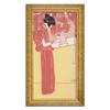 Musik by Gustav Klimt Canvas Poster Canvas Poster Framed Canvas Wall Art for Home and Office Decoration Canvas Wall Pictures for Bedroom Wall Decor Canvas Art Print Gold Frame B,14x28inch view 1