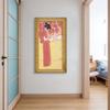 Musik by Gustav Klimt Canvas Poster Canvas Poster Framed Canvas Wall Art for Home and Office Decoration Canvas Wall Pictures for Bedroom Wall Decor Canvas Art Print Gold Frame B,14x28inch view 2