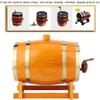 KouRy Wine Barrel Beer Barrel Household Beer Brewing Equipment Old-Fashioned Pine Beer Barrel Wooden Wine Barrel Brewing Accessories Bar Tools Wine Making Barrels Home essentials view 3