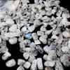 AMHIL Minerals Stones Natural White Blue Moonstone Broken Stone Places Toddler Fishbowl Flower Pot Crystal Stones Decoration view 1