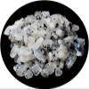 AMHIL Minerals Stones Natural White Blue Moonstone Broken Stone Places Toddler Fishbowl Flower Pot Crystal Stones Decoration view 2