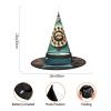 FRGMNT Witch Hats Hanging,Halloween Witch Hat Witch Cap Costume Accessory for Halloween Christmas Party-England UK Retro London Telephones view 4