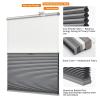 Persilux Top Down Bottom Up Blackout Cellular Cordless Shades & Blinds, Honeycomb Window Blinds for Windows with Sheer, Window Shades for Home, 1.5" Single Cell Door Blinds (33" W x 78" H, Grey) view 4