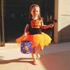 KafePross Personalized Halloween Trick or Treat Bag Boston Terrier Dog Cute Puppy Pumkin Ghost Decor Basket Candy Gifts Bucket for Kids 9 x 9.8 Inch Purple view 4