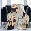 BDUEYFU Custom Blanket with Photos Text,Personalized Customized Throw Blankets for Family Friend Father Mother Christmas Birthday Wedding Gifts for Women Men 54"x70" 5 Photo view 1