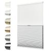 Persilux Top Down Bottom Up Blackout Cellular Cordless Shades, Honeycomb Window Blinds for Windows, Window Shades for Home, Insulated Door Blinds & Shades with Sheer (26" W x 78" H, White) view 1