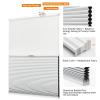 Persilux Top Down Bottom Up Blackout Cellular Cordless Shades, Honeycomb Window Blinds for Windows, Window Shades for Home, Insulated Door Blinds & Shades with Sheer (26" W x 78" H, White) view 4